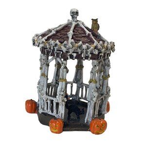 Spooky Town‎ SKELETON GAZEBO Halloween Village Lemax 2019 Retired